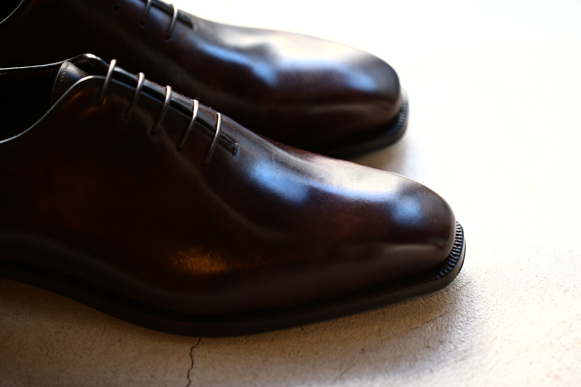 ENZO BONAFE(エンツォボナフェ) ART.3725 Bonaudo Museum Calf Leather(ボナウド社ミュージアムカーフレザー) ホールカット シューズ DARKBROWN(ダークブラウン) 【8 1/2/ご予約オーダー分入荷】 enzobonafe エンツォボナフェ eb30 ミュージアムカーフ 愛知 名古屋 Alto e Diritto アルト エ デリット