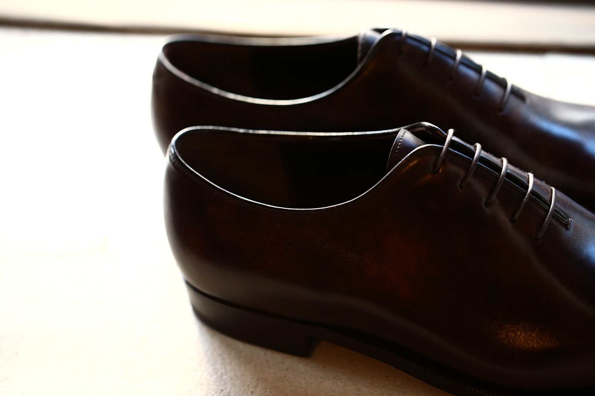 ENZO BONAFE(エンツォボナフェ) ART.3725 Bonaudo Museum Calf Leather(ボナウド社ミュージアムカーフレザー) ホールカット シューズ DARKBROWN(ダークブラウン) 【8 1/2/ご予約オーダー分入荷】 enzobonafe エンツォボナフェ eb30 ミュージアムカーフ 愛知 名古屋 Alto e Diritto アルト エ デリット