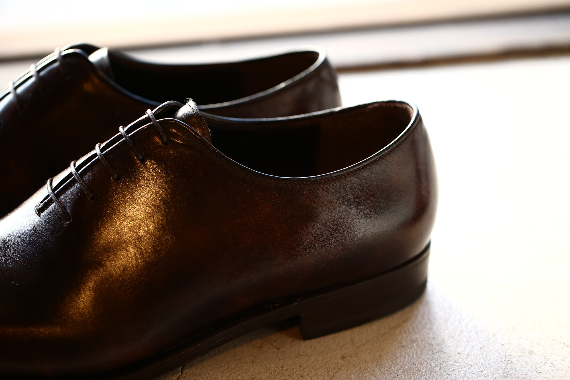 ENZO BONAFE(エンツォボナフェ) ART.3725 Bonaudo Museum Calf Leather(ボナウド社ミュージアムカーフレザー) ホールカット シューズ DARKBROWN(ダークブラウン) 【8 1/2/ご予約オーダー分入荷】 enzobonafe エンツォボナフェ eb30 ミュージアムカーフ 愛知 名古屋 Alto e Diritto アルト エ デリット