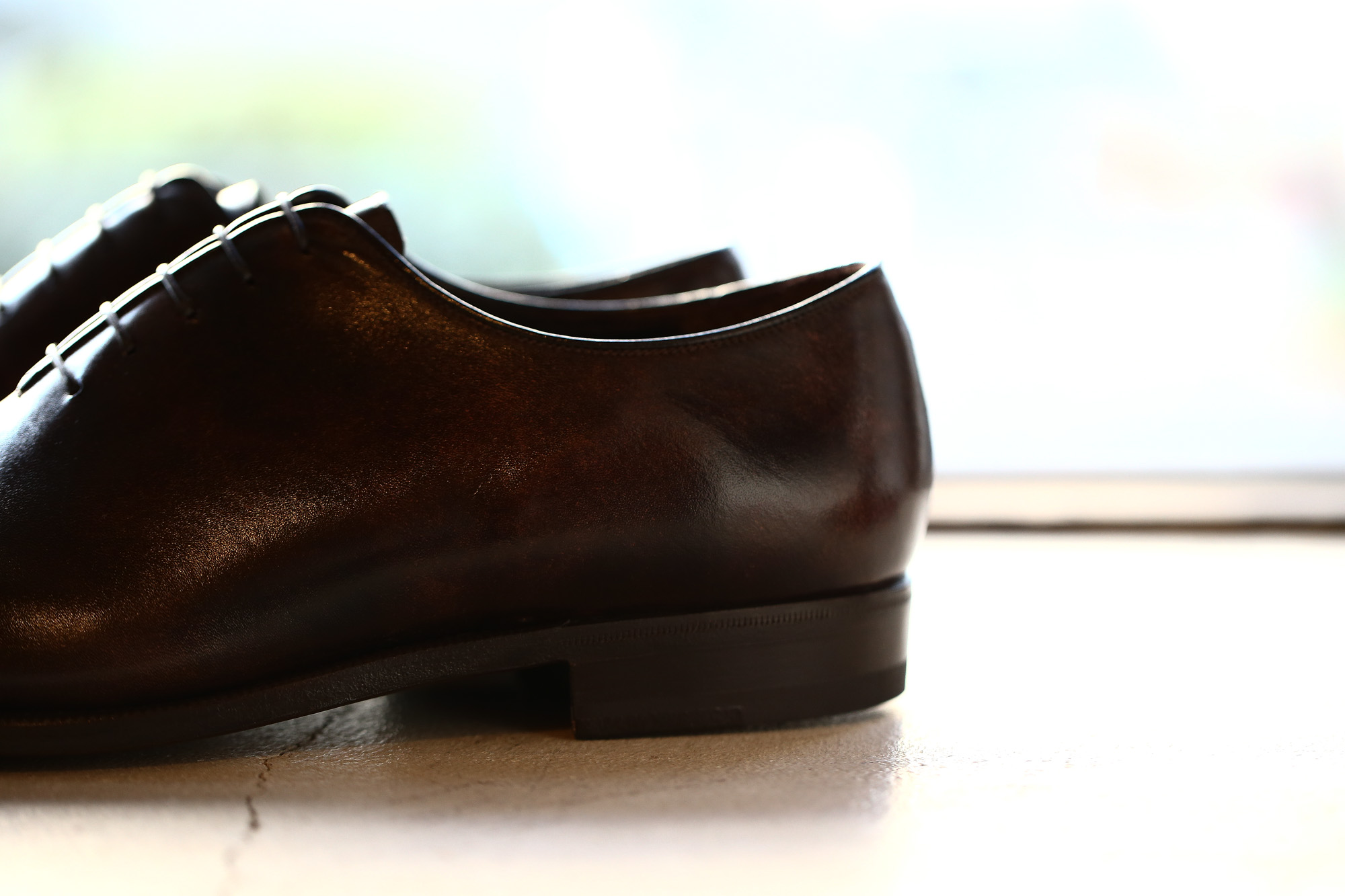 ENZO BONAFE(エンツォボナフェ) ART.3725 Bonaudo Museum Calf Leather(ボナウド社ミュージアムカーフレザー) ホールカット シューズ DARKBROWN(ダークブラウン) 【8 1/2/ご予約オーダー分入荷】 enzobonafe エンツォボナフェ eb30 ミュージアムカーフ 愛知 名古屋 Alto e Diritto アルト エ デリット