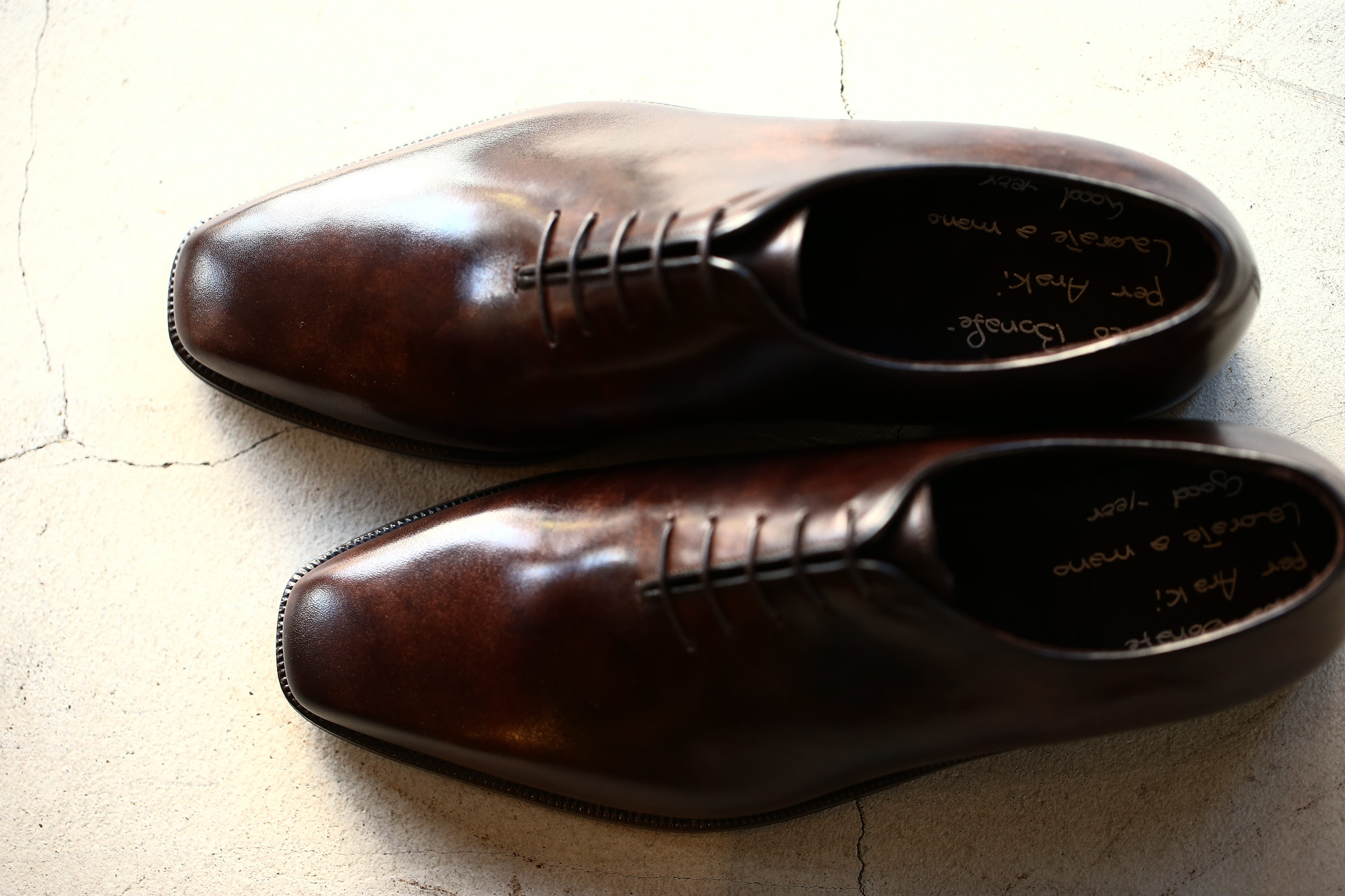 ENZO BONAFE(エンツォボナフェ) ART.3725 Bonaudo Museum Calf Leather(ボナウド社ミュージアムカーフレザー) ホールカット シューズ DARKBROWN(ダークブラウン) 【8 1/2/ご予約オーダー分入荷】 enzobonafe エンツォボナフェ eb30 ミュージアムカーフ 愛知 名古屋 Alto e Diritto アルト エ デリット