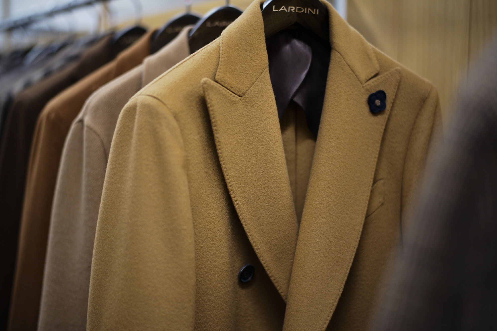 LARDINI / ラルディーニ (2018 秋冬 展示会) lardini スーツ ジャケット ルイジラルディーニ 愛知 名古屋 Alto e Diritto アルト エ デリット チェスターコート チェスター シングルチェスター ダブル コート
