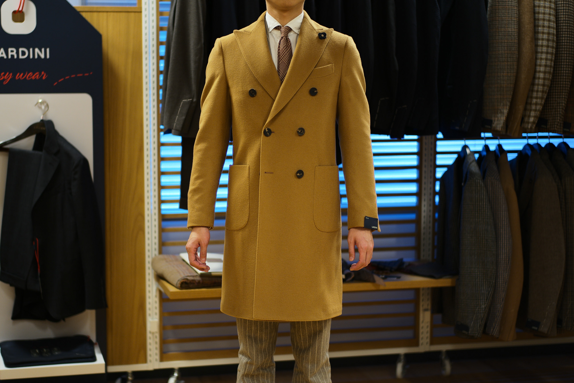 LARDINI (ラルディーニ) Spolverino Chester coat (Wool) ウール