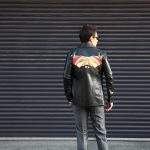 South Paradiso Leather(サウスパラディソレザー) East West(イーストウエスト) 【ILLUMINATI RAINBOW SHIRTS // イルミナティレインボーシャツ】 Cow hide Leather カウハイドレザー レザーシャツ BLACK(ブラック) MADE IN USA(アメリカ製)のイメージ