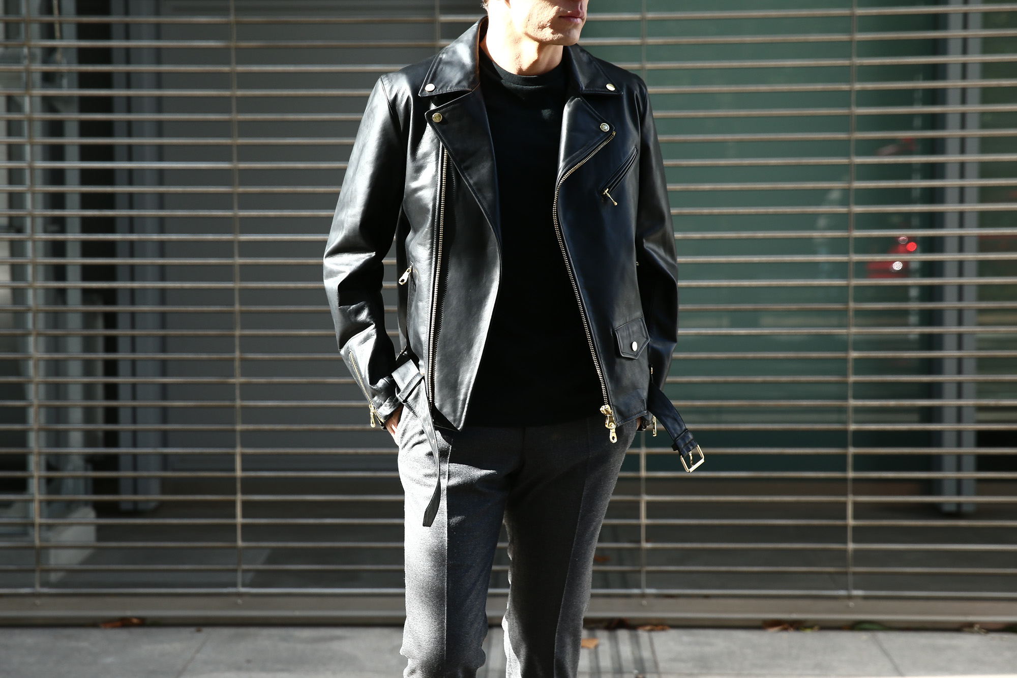 【CINQUANTA ///// チンクアンタ】 6633 W RIDERS CAVALLO (ダブルライダース ジャケット) HORSE LEATHER ホースレザー ライダース ジャケット BLACK (ブラック・999) Made in italy (イタリア製) 2017 秋冬新作 cinquanta 愛知 名古屋 Alto e Diritto アルト エ デリット ダブルライダース レザー