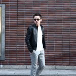 EMMETI (エンメティ) JURI(ユリ) Lambskin nappa シングルライダース レザージャケット NERO (ブラック) , MARRONE(ブラウン)、BLUE(ブルー) made in italy (イタリア製) 2018 春夏 【第4便 Nero , Marrone ご予約受付中！】【第5便 Nero , Blue ご予約受付中！】 エンメティ emmeti 愛知 名古屋 ZODIAC ゾディアック emmeti andrea スタンドカラーブルゾン