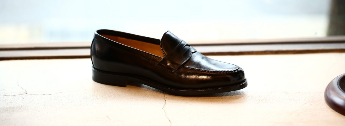 ENZO BONAFE(エンツォボナフェ) ART.3713 Coin Loafer コインローファー Crocodile クロコダイル エキゾチックレザーシューズ COCCO NERO (ブラック) made in italy(イタリア製) 2018秋冬のイメージ