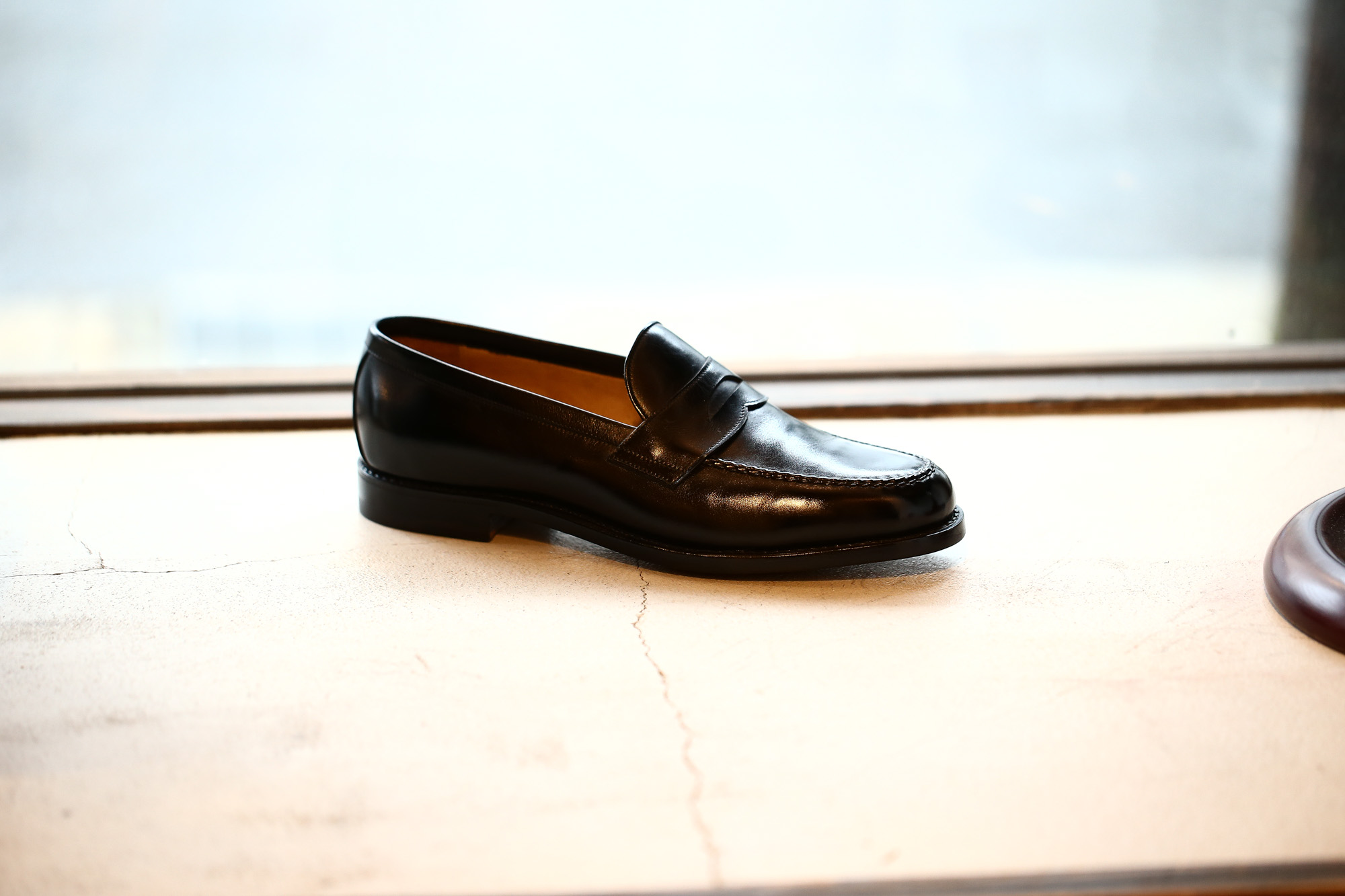 ENZO BONAFE(エンツォボナフェ) ART.3713 Coin Loafer コインローファー Crocodile クロコダイル エキゾチックレザーシューズ BLACK・999(ブラック・999) made in italy(イタリア製) 2018秋冬 enozobonafe クロコ クロコローファー 愛知 名古屋 Alto e Diritto アルト エ デリット