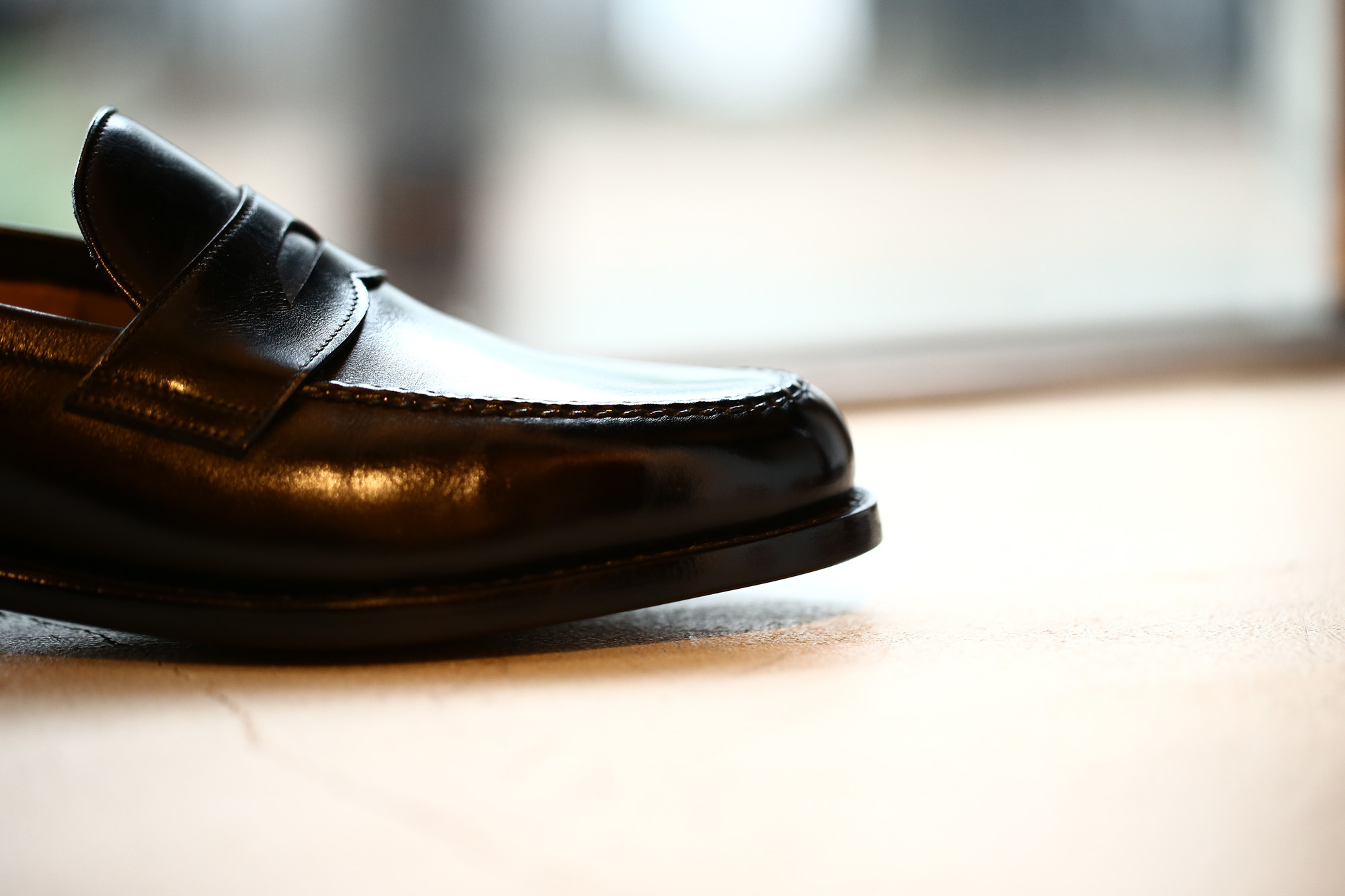 ENZO BONAFE(エンツォボナフェ) ART.3713 Coin Loafer コインローファー Crocodile クロコダイル エキゾチックレザーシューズ BLACK・999(ブラック・999) made in italy(イタリア製) 2018秋冬 enozobonafe クロコ クロコローファー 愛知 名古屋 Alto e Diritto アルト エ デリット