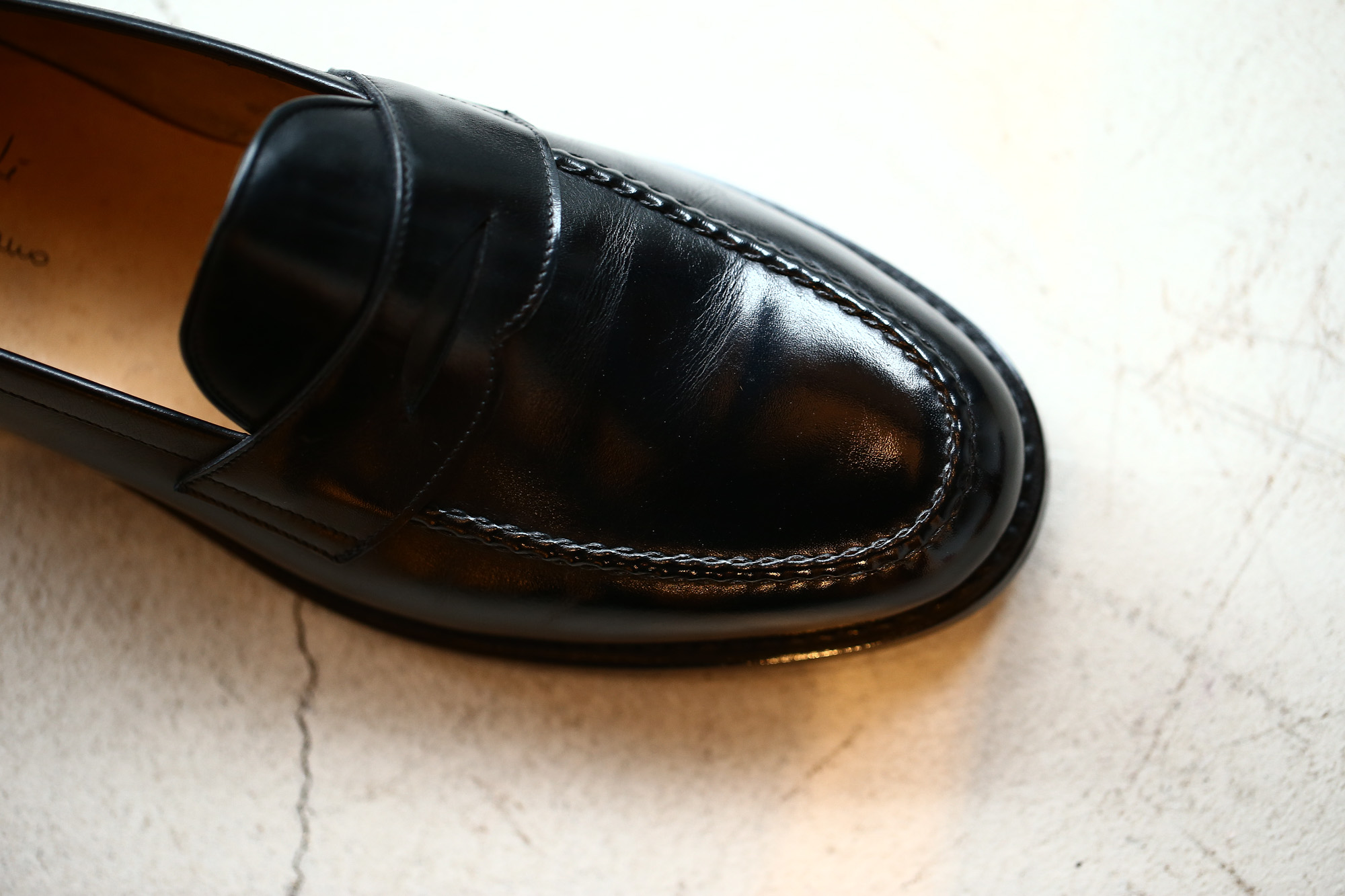 ENZO BONAFE(エンツォボナフェ) ART.3713 Coin Loafer コインローファー Crocodile クロコダイル エキゾチックレザーシューズ BLACK・999(ブラック・999) made in italy(イタリア製) 2018秋冬 enozobonafe クロコ クロコローファー 愛知 名古屋 Alto e Diritto アルト エ デリット