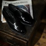 【ENZO BONAFE / エンツォボナフェ】 【3720】Plane Toe Dress Shoes プレーントゥー Horween Shell Cordovan leather ホーウィンシェル コードバンレザー コードヴァンドレスシューズ NERO(ブラック) made in italy (イタリア製)のイメージ