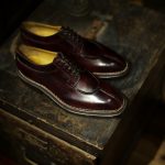 ENZO BONAFE(エンツォボナフェ) BERING ベーリング Bonaudo Museum Calf Leather(ボナウド社ミュージアムカーフレザー) ノルベジェーゼ製法 Uチップシューズ レザーシューズ PLUM(バーガンディー) made in italy(イタリア製)のイメージ