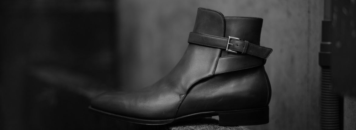 ENZO BONAFE(エンツォボナフェ) 【EB-13】 Jodhpur Boots ジョッパーブーツ Bonaudo Museum Calf Leather　ボナウド社ミュージアムカーフレザー ノルベジェーゼ製法 レザーブーツ NEW GOLD(ニューゴールド) made in italy(イタリア製) 2018春夏のイメージ