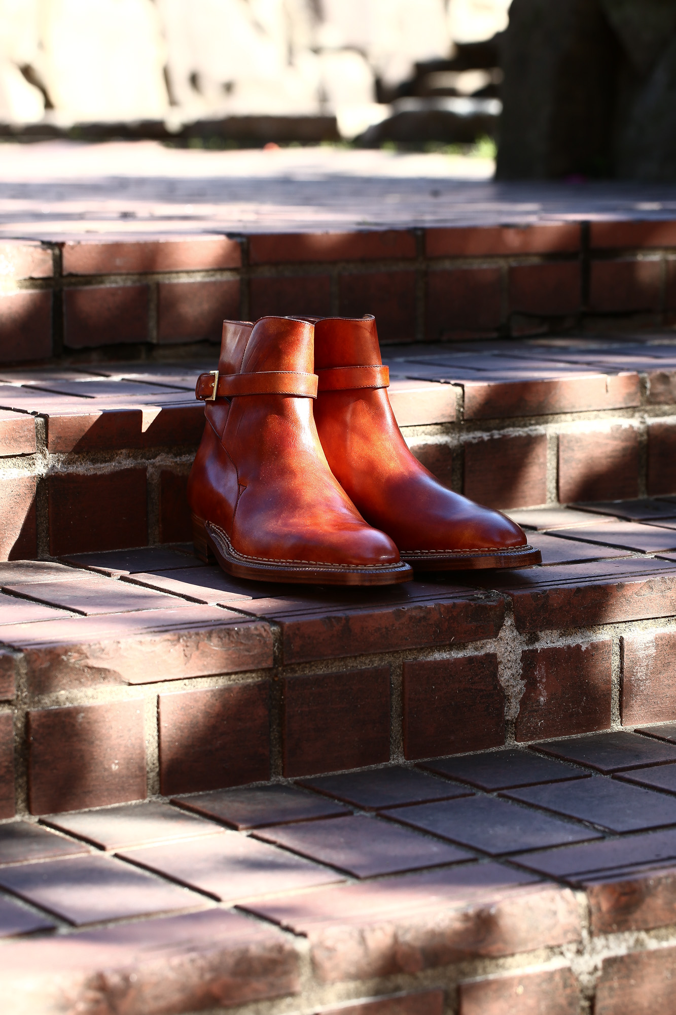 ENZO BONAFE (エンツォボナフェ) ART.EB-13 【Jodhpur boots】 BONAUDO MUSEUM CALF LEATHER ボナウド社ミュージアムカーフレザー ジョッパーブーツ NEW GOLD (ニューゴールド) made in italy (イタリア製) 2018 春夏新作 enozbonafe eb13 ジョッパーブーツ ブーツ 愛知 名古屋 Alto e Diritto アルト エ デリット