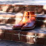 ENZO BONAFE (エンツォボナフェ) ART.EB-13 【Jodhpur boots】 BONAUDO MUSEUM CALF LEATHER ボナウド社ミュージアムカーフレザー ジョッパーブーツ NEW GOLD (ニューゴールド) made in italy (イタリア製) 2018 春夏新作のイメージ