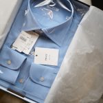 FRAY (フライ) Poplin Dress Shirts コットン ブロード ポプリン ドレスシャツ BLUE (ブルー・06) made in italy (イタリア製) 2018 春夏新作のイメージ