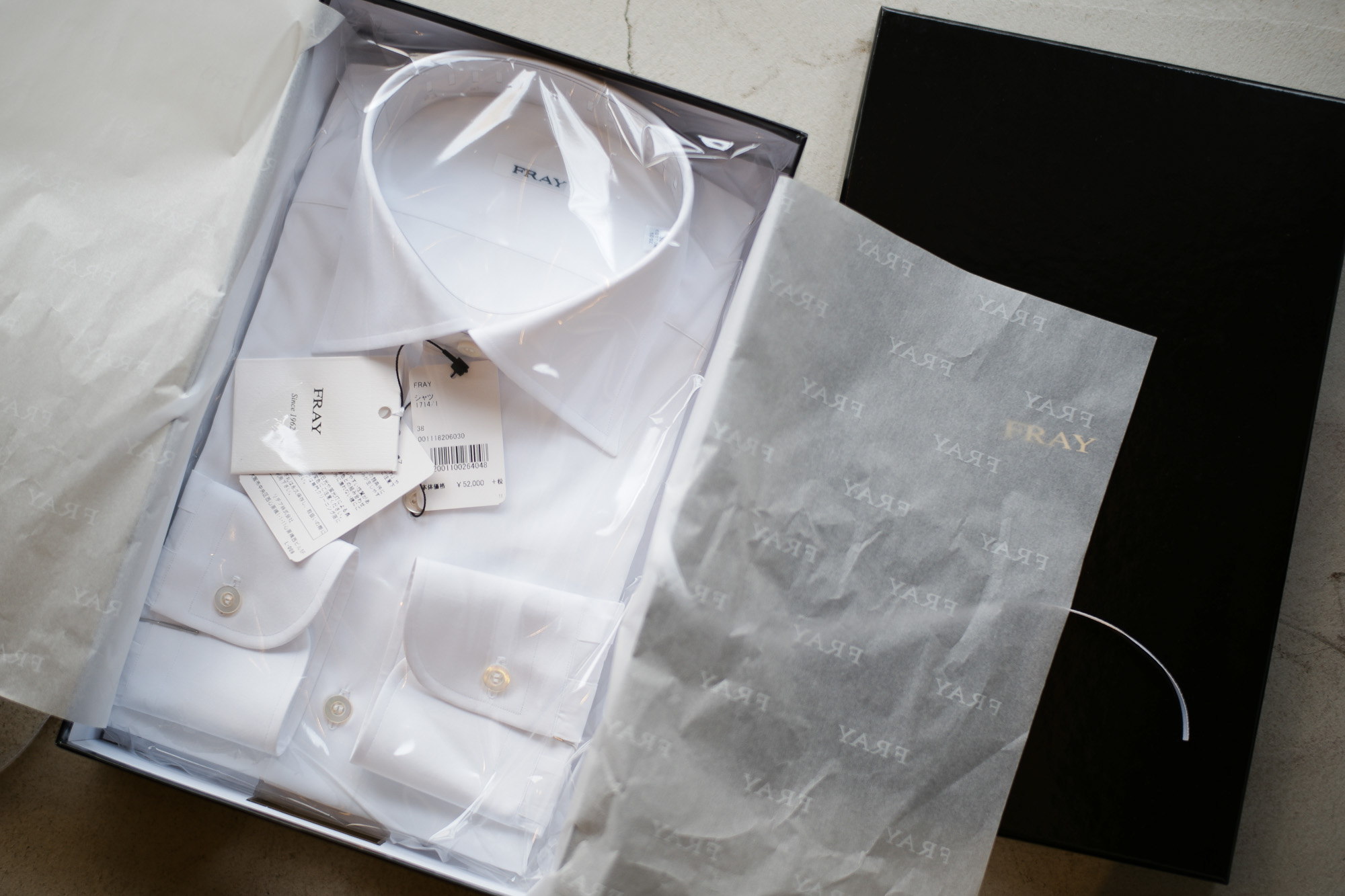 FRAY (フライ) Poplin Dress Shirts コットン ブロード ポプリン ドレスシャツ WHITE (ホワイト・1)  made in italy (イタリア製) 2018 春夏新作 fray フライ 愛知 名古屋 Alto e Diritto アルト エ デリット