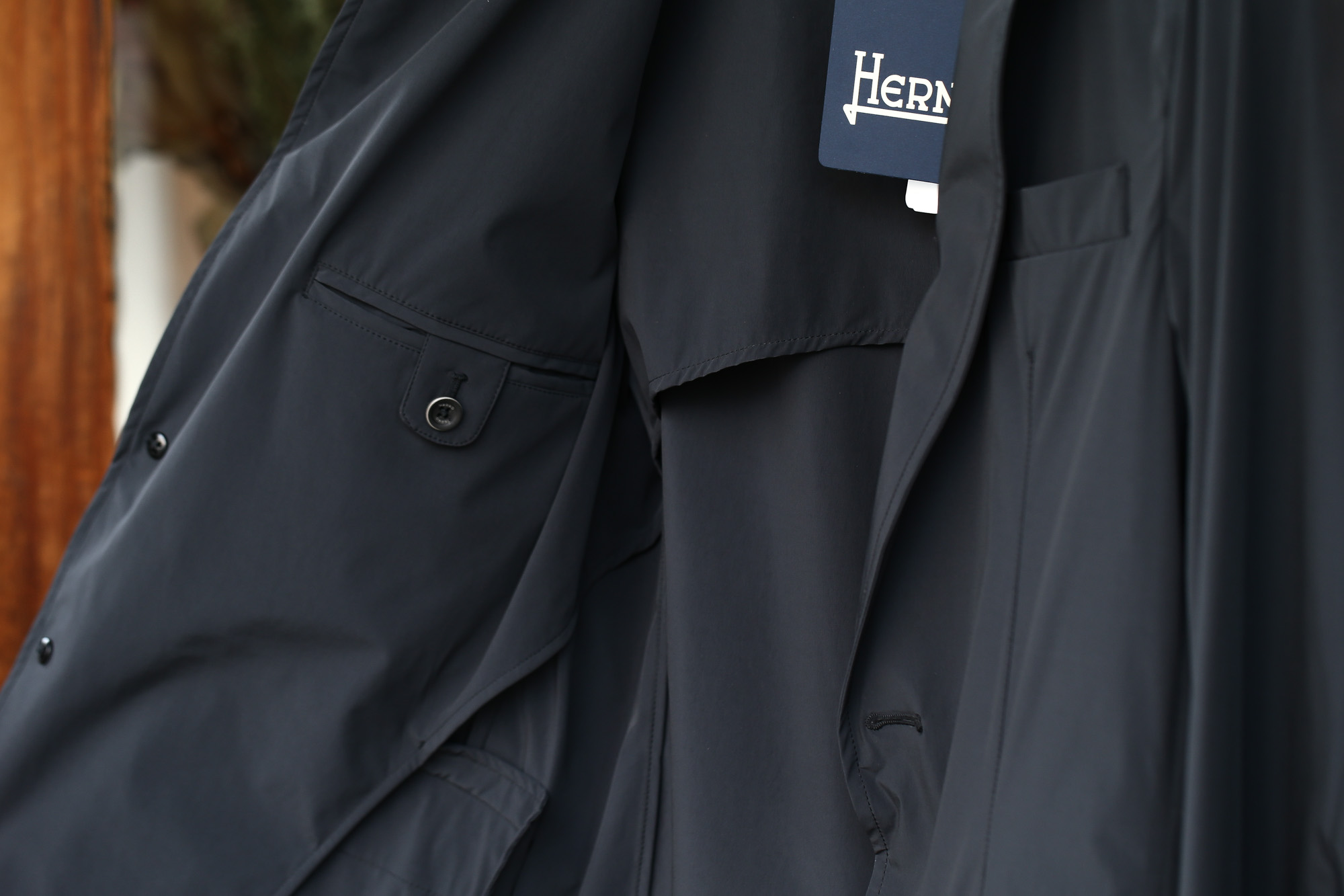 HERNO (ヘルノ) GA0069U Stretch Nylon Jacket (ストレッチ ナイロン ジャケット) 撥水ナイロン 2Bジャケット BLACK (ブラック・9300) Made in italy (イタリア製) 2018 春夏新作 愛知 名古屋 Alto e Diritto アルト エ デリット 42,44,46,48,50,52,54