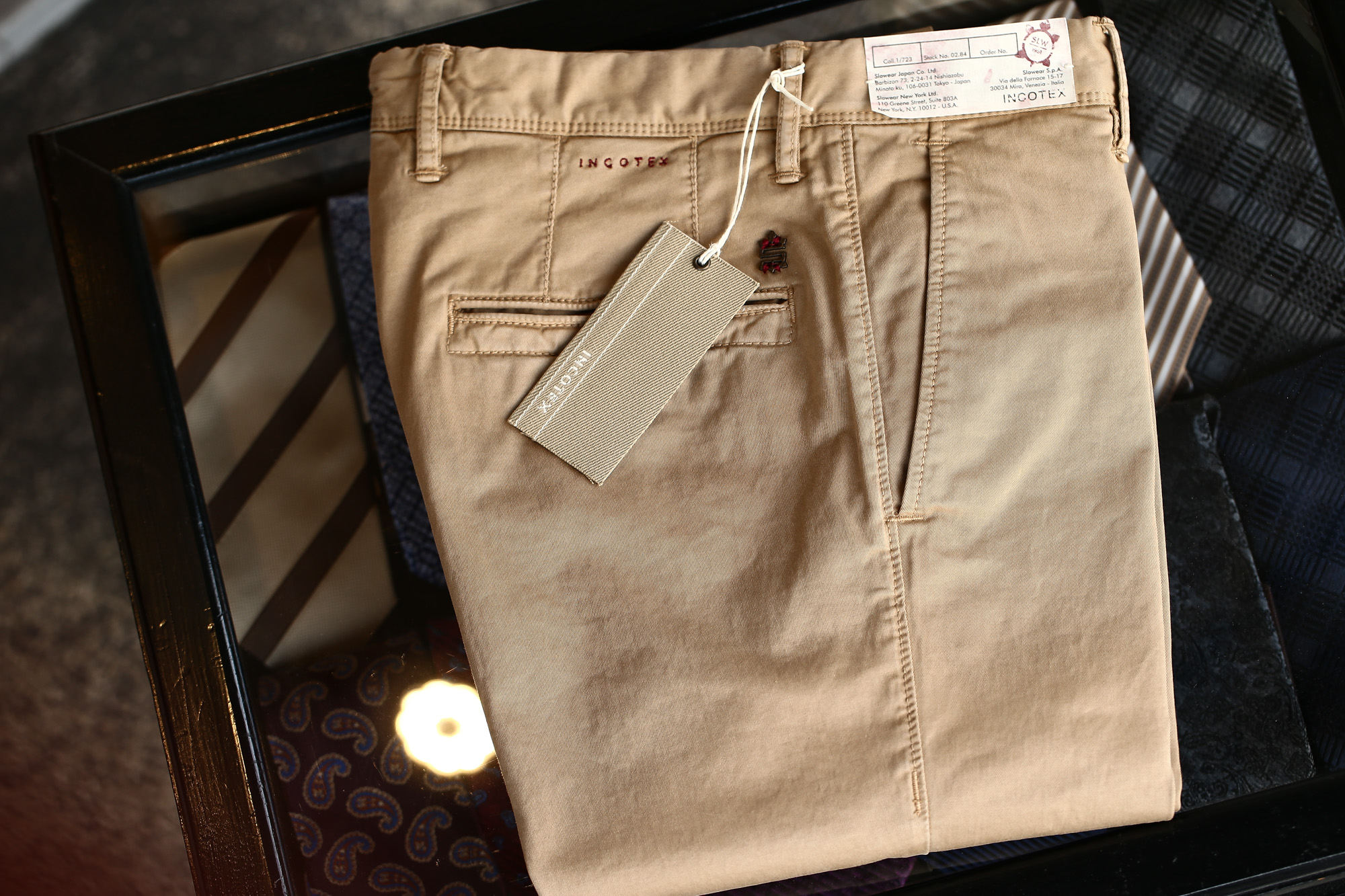 INCOTEX SLACKS（インコテックススラックス） 1ST603 SLIM FIT G.D. STRETCH GABCHINO チノパンツ BEIGE (ベージュ・512) 2018 春夏新作 incotex incotexslacks インコテックス チノ 愛知 名古屋 Alto e Diritto アルト エ デリット