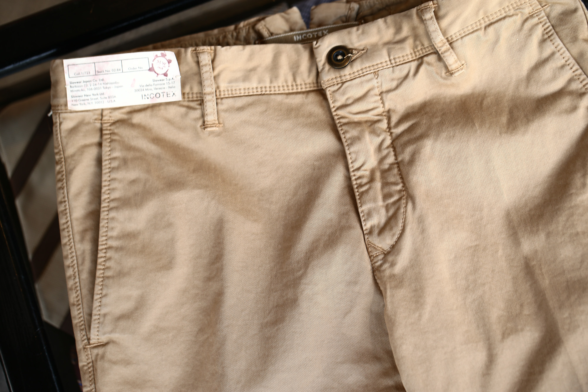 INCOTEX SLACKS（インコテックススラックス） 1ST603 SLIM FIT G.D. STRETCH GABCHINO チノパンツ BEIGE (ベージュ・512) 2018 春夏新作 incotex incotexslacks インコテックス チノ 愛知 名古屋 Alto e Diritto アルト エ デリット