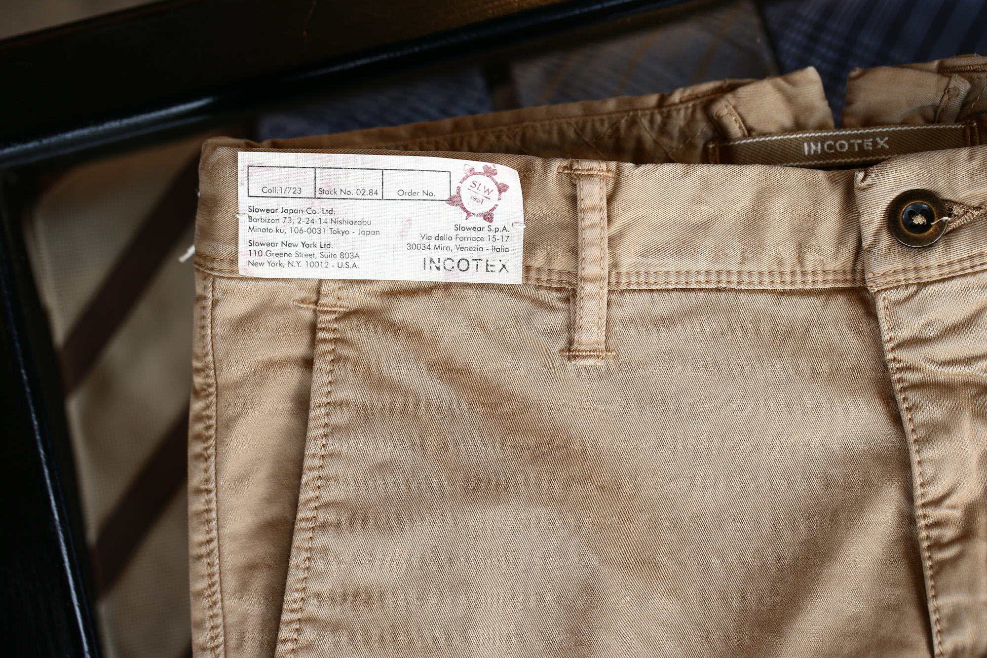 INCOTEX SLACKS（インコテックススラックス） 1ST603 SLIM FIT G.D. STRETCH GABCHINO チノパンツ BEIGE (ベージュ・512) 2018 春夏新作 incotex incotexslacks インコテックス チノ 愛知 名古屋 Alto e Diritto アルト エ デリット