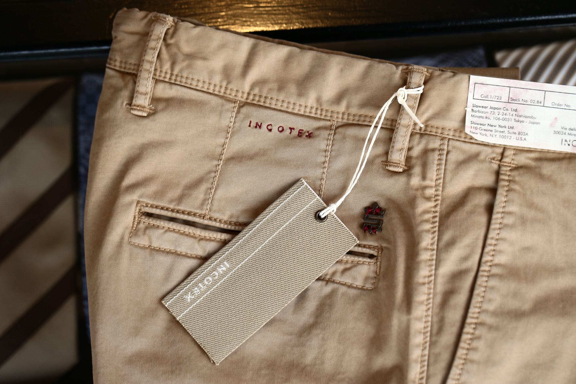 INCOTEX SLACKS（インコテックススラックス） 1ST603 SLIM FIT G.D. STRETCH GABCHINO チノパンツ BEIGE (ベージュ・512) 2018 春夏新作 incotex incotexslacks インコテックス チノ 愛知 名古屋 Alto e Diritto アルト エ デリット