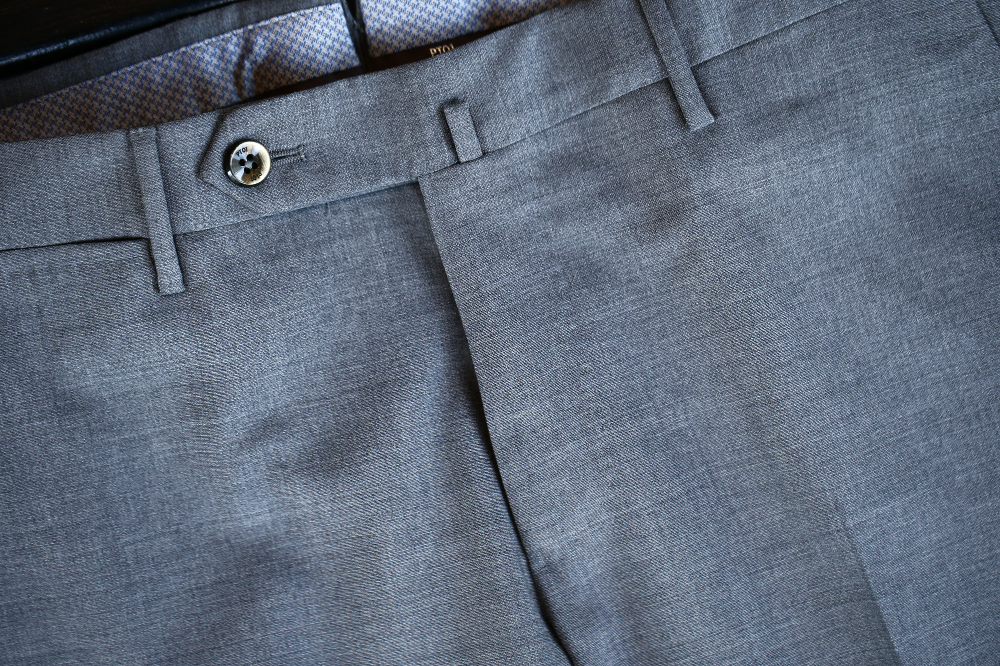 PT01 (ピーティーゼロウーノ) BUSINESS SUPER SLIM FIT (スーパースリムフィット) ストレッチ トロピカル サマーウール スラックス MEDIUM GRAY (ミディアムグレー・0240) 2018 春夏新作 pt01 ピーティー 愛知 名古屋 Alto e Diritto アルト エ デリット