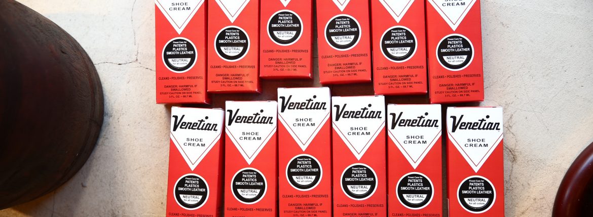 VENETIAN CREAM(ベネチアンクリーム) VENETIAN SHOE CREAM(ベネチアンシュークリーム) 3oz (74ml) 乳化性クリーム シューケア シュークリーム NEUTRAL(ニュートラル・無色) MADE IN USA(アメリカ製) venetiancream ベネチアンクリーム コードバン 愛知 名古屋 ZODIAC ゾディアック