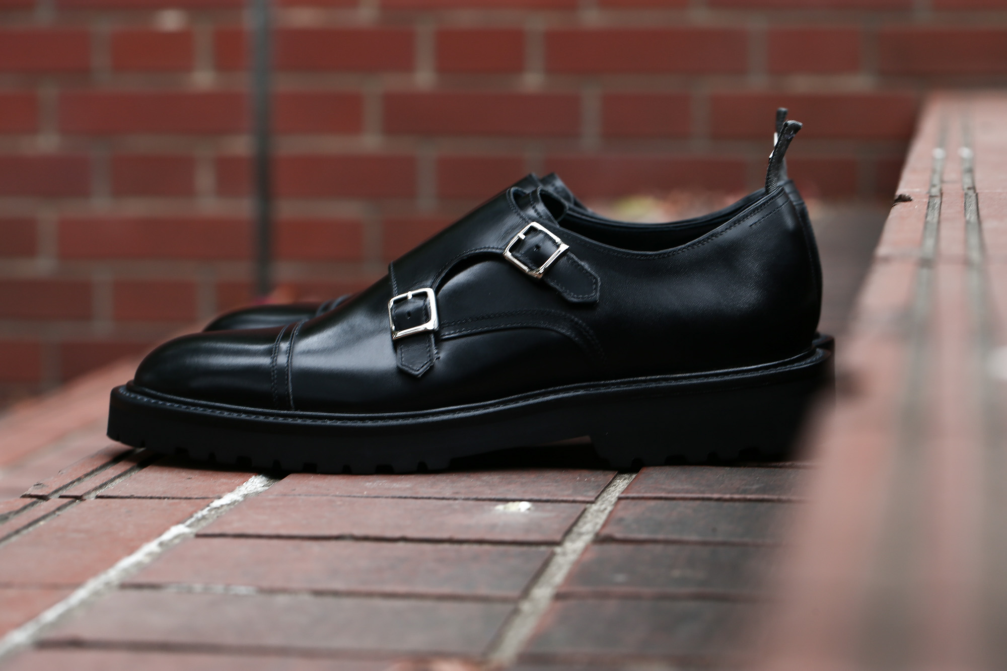 WH (ダブルエイチ) 【WH-0300(WHS-0300)】 Double Monk Strap Shoes (干場氏 スペシャル モデル) Cruise Last (クルーズラスト) ダブルモンクストラップシューズ BLACK (ブラック) MADE IN JAPAN (日本製) 2018 春夏新作 【干場氏、坪内氏の直筆サイン入り】【Alto e Diritto限定 スペシャルアイテム】 wh 干場さん 干場スペシャル FORZASTYLE フォルザスタイル 愛知 名古屋 Alto e Diritto アルト エ デリット