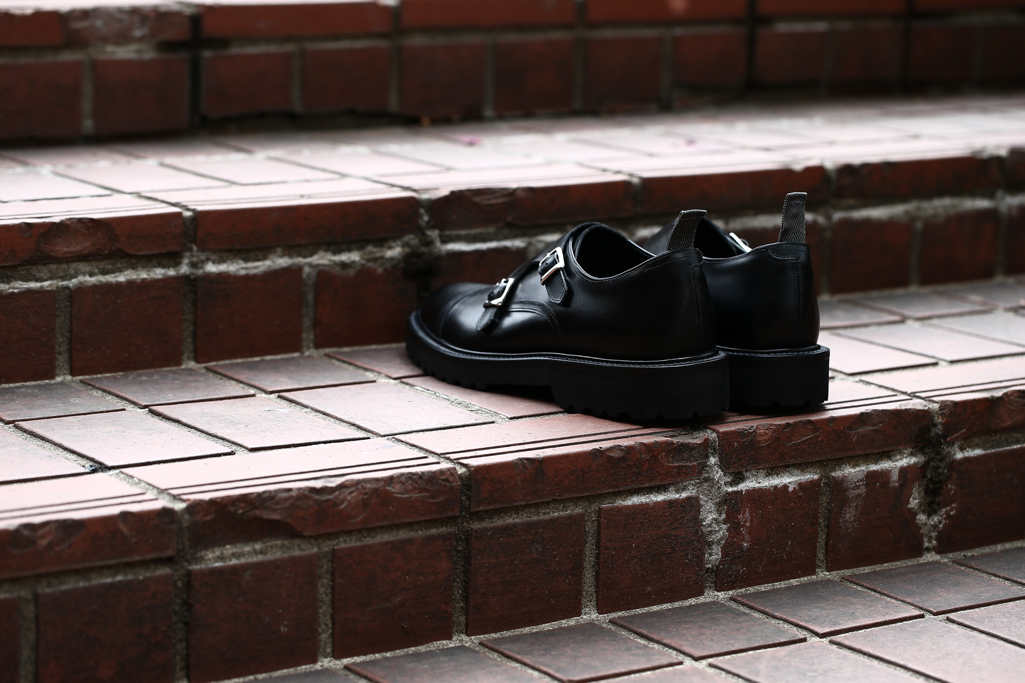 WH (ダブルエイチ) 【WH-0300(WHS-0300)】 Double Monk Strap Shoes (干場氏 スペシャル モデル) Cruise Last (クルーズラスト) ダブルモンクストラップシューズ BLACK (ブラック) MADE IN JAPAN (日本製) 2018 春夏新作 【干場氏、坪内氏の直筆サイン入り】【Alto e Diritto限定 スペシャルアイテム】 wh 干場さん 干場スペシャル FORZASTYLE フォルザスタイル 愛知 名古屋 Alto e Diritto アルト エ デリット