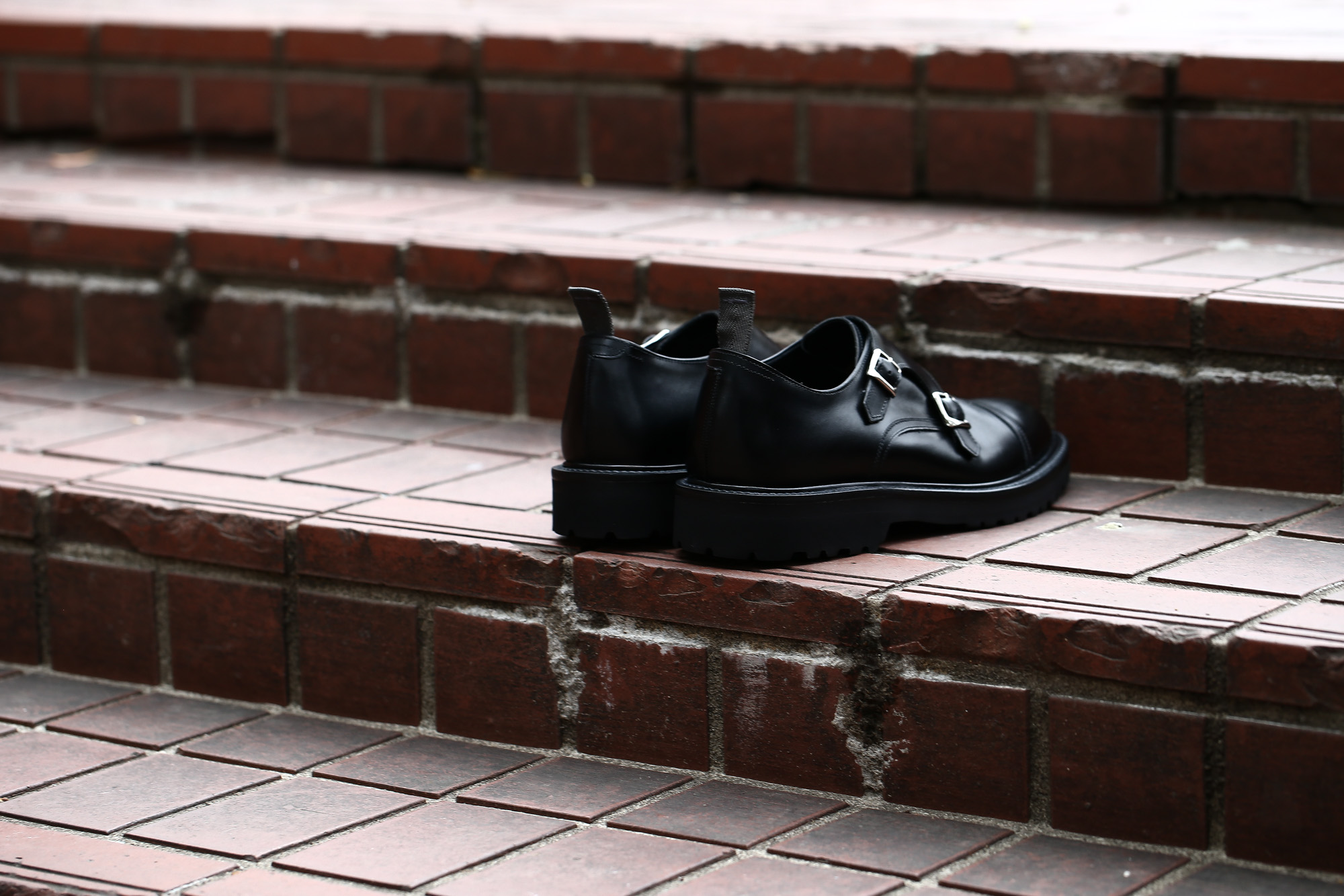 WH (ダブルエイチ) 【WH-0300(WHS-0300)】 Double Monk Strap Shoes (干場氏 スペシャル モデル) Cruise Last (クルーズラスト) ダブルモンクストラップシューズ BLACK (ブラック) MADE IN JAPAN (日本製) 2018 春夏新作 【干場氏、坪内氏の直筆サイン入り】【Alto e Diritto限定 スペシャルアイテム】 wh 干場さん 干場スペシャル FORZASTYLE フォルザスタイル 愛知 名古屋 Alto e Diritto アルト エ デリット