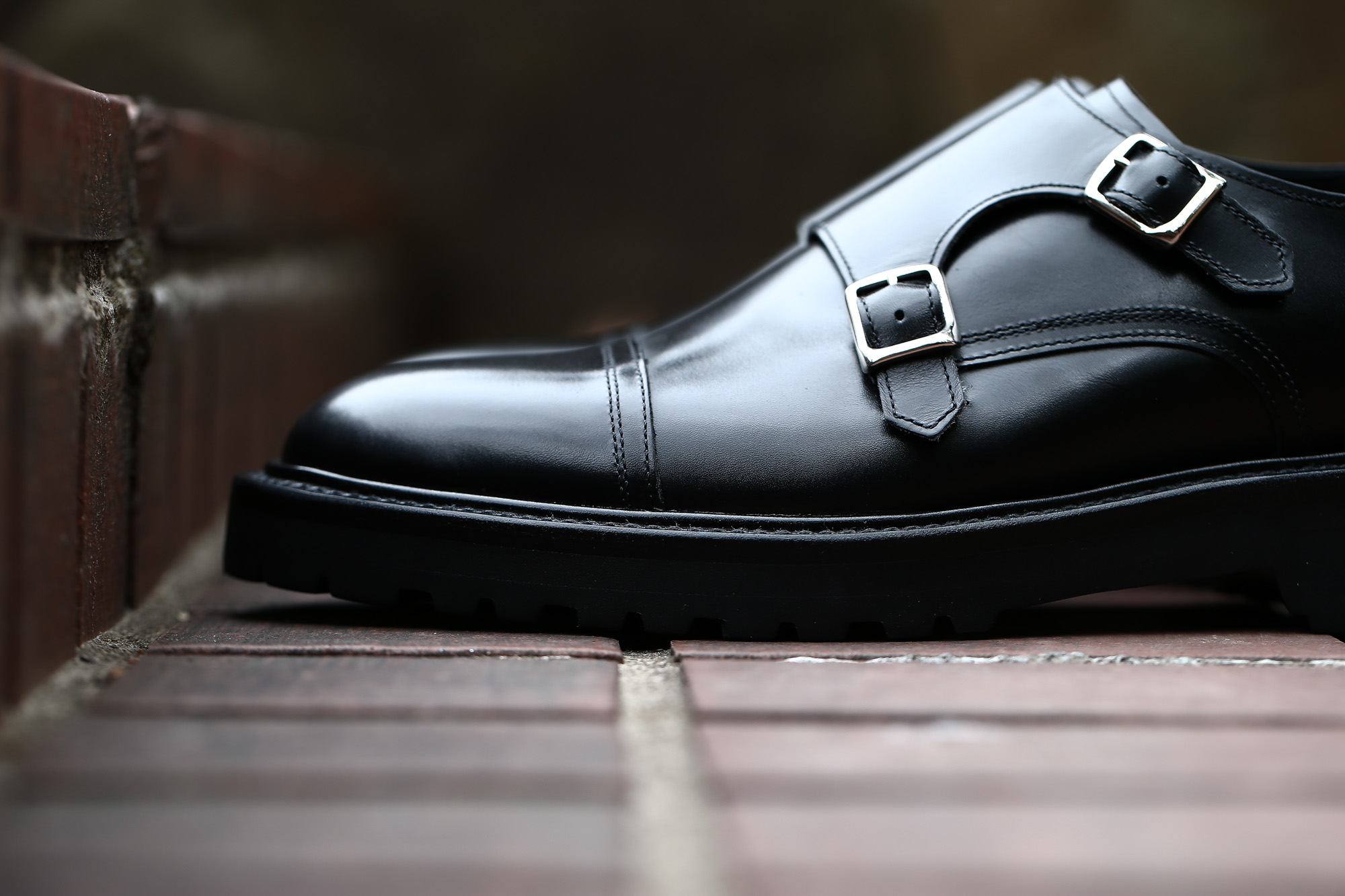 WH (ダブルエイチ) 【WH-0300(WHS-0300)】 Double Monk Strap Shoes (干場氏 スペシャル モデル) Cruise Last (クルーズラスト) ダブルモンクストラップシューズ BLACK (ブラック) MADE IN JAPAN (日本製) 2018 春夏新作 【干場氏、坪内氏の直筆サイン入り】【Alto e Diritto限定 スペシャルアイテム】 wh 干場さん 干場スペシャル FORZASTYLE フォルザスタイル 愛知 名古屋 Alto e Diritto アルト エ デリット