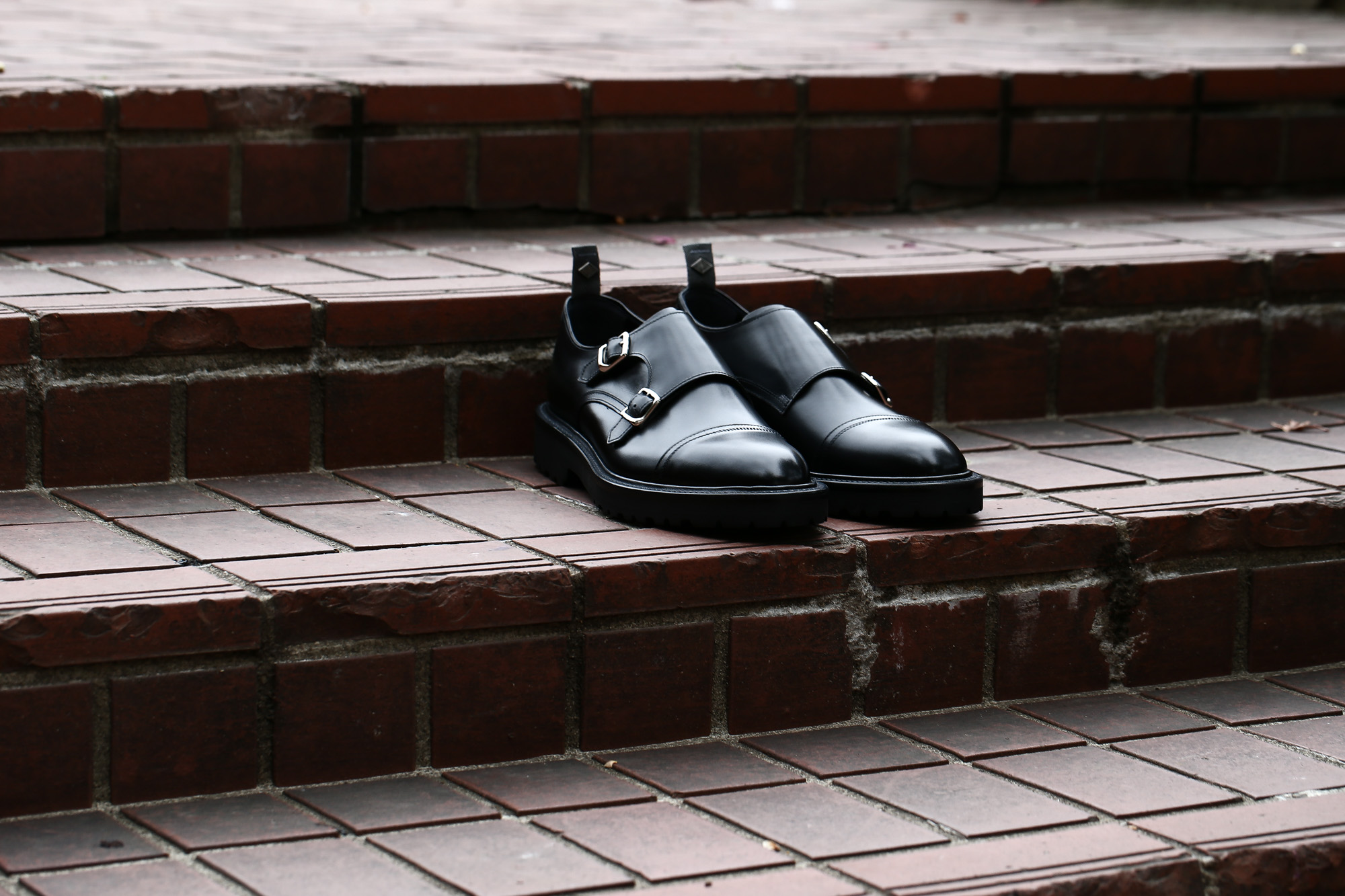 WH (ダブルエイチ) 【WH-0300(WHS-0300)】 Double Monk Strap Shoes (干場氏 スペシャル モデル) Cruise Last (クルーズラスト) ダブルモンクストラップシューズ BLACK (ブラック) MADE IN JAPAN (日本製) 2018 春夏新作 【干場氏、坪内氏の直筆サイン入り】【Alto e Diritto限定 スペシャルアイテム】 wh 干場さん 干場スペシャル FORZASTYLE フォルザスタイル 愛知 名古屋 Alto e Diritto アルト エ デリット