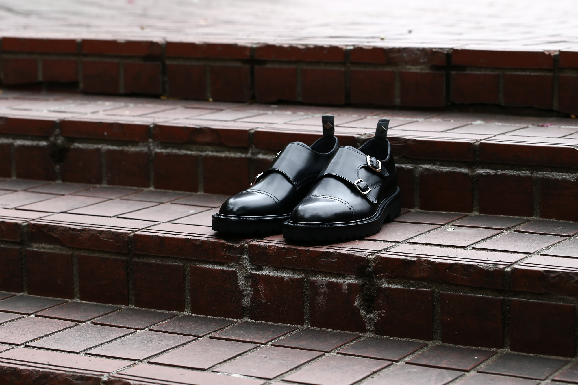 WH (ダブルエイチ) 【WH-0300(WHS-0300)】 Double Monk Strap Shoes (干場氏 スペシャル モデル) Cruise Last (クルーズラスト) ダブルモンクストラップシューズ BLACK (ブラック) MADE IN JAPAN (日本製) 2018 春夏新作 【干場氏、坪内氏の直筆サイン入り】【Alto e Diritto限定 スペシャルアイテム】 wh 干場さん 干場スペシャル FORZASTYLE フォルザスタイル 愛知 名古屋 Alto e Diritto アルト エ デリット