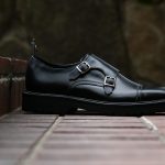 WH (ダブルエイチ) 【WH-0300(WHS-0300)】 Double Monk Strap Shoes (干場氏 スペシャル モデル) Cruise Last (クルーズラスト) ダブルモンクストラップシューズ BLACK (ブラック) MADE IN JAPAN (日本製) 2018 春夏新作 【干場氏、坪内氏の直筆サイン入り】【Alto e Diritto限定 スペシャルアイテム】のイメージ