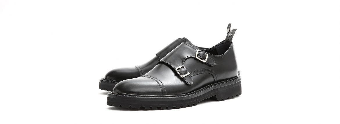 WH (ダブルエイチ) 【WH-0300】 Double Monk Strap Shoes (干場氏 スペシャル モデル) Cruise Last (クルーズラスト) ダブルモンクストラップシューズ BLACK (ブラック) MADE IN JAPAN (日本製) 2018 春夏新作 【干場氏、坪内氏の直筆サイン入り】【ZODIAC限定 スペシャルアイテム】 wh 干場さん 干場スペシャル FORZASTYLE フォルザスタイル 愛知 名古屋 ZODIAC ゾディアック