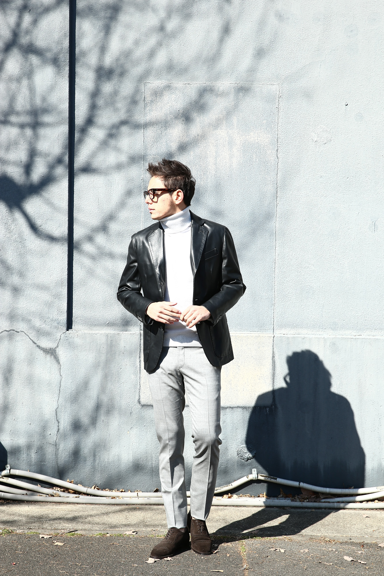 CINQUANTA (チンクアンタ) H613 SINGLE TAILORED JACKET CAVALLO