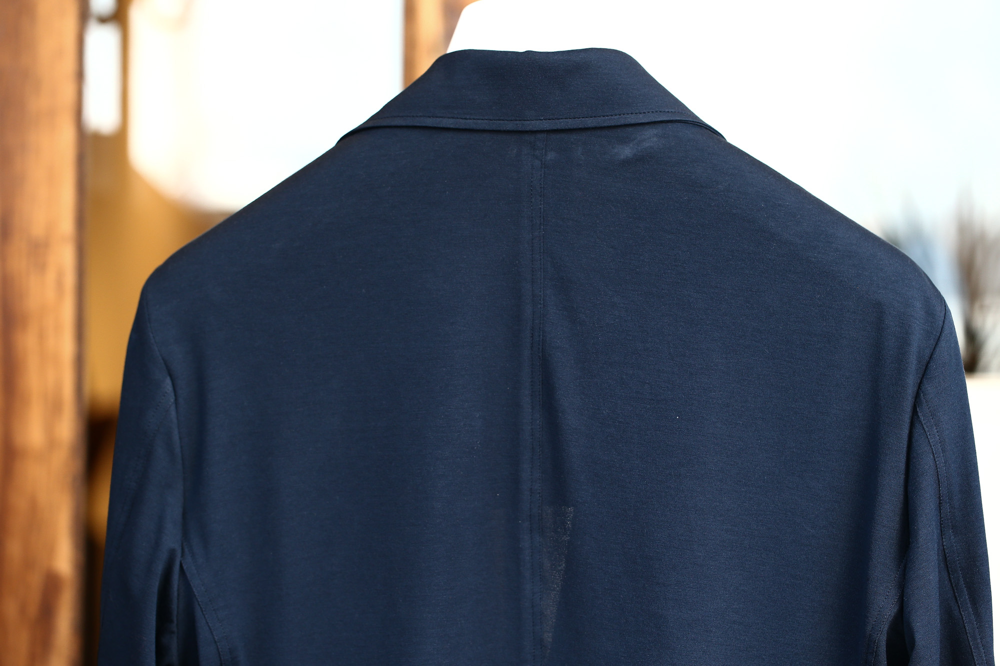 Cruciani (クルチアーニ) Cotton Jersey Jacket (コットンジャージージャケット) Micro Smooth Cotton マイクロスムースコットン ニット ジャケット NAVY (ネイビー・10973) made in italy (イタリア製)　2018 春夏新作　愛知 名古屋 Alto e Diritto アルト エ デリット cruciani クルチアーニ  44,46,48,50,52,54