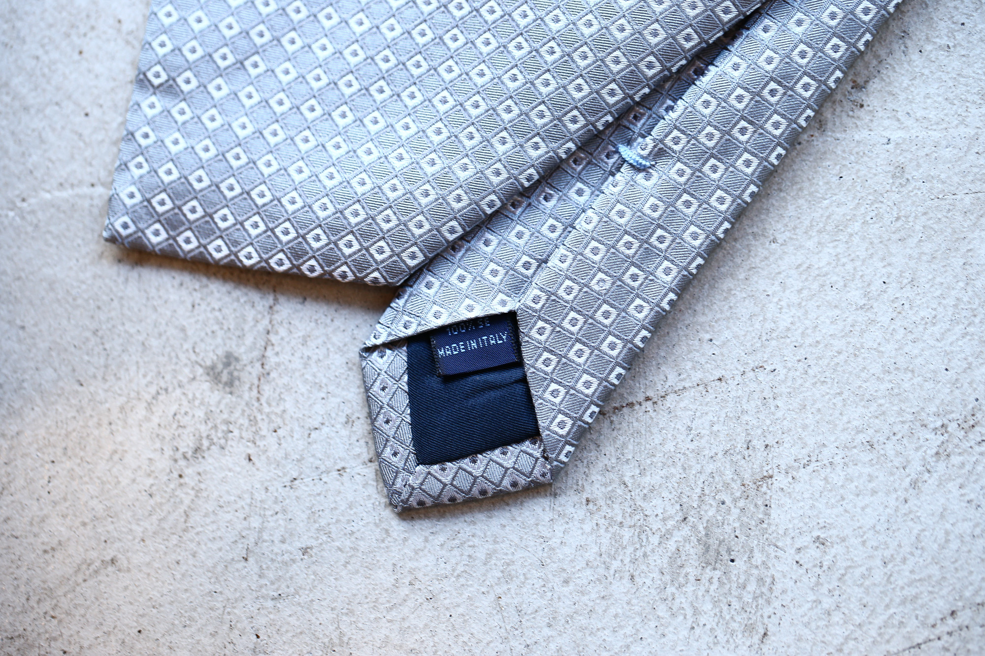 FRANCO BASSI (フランコバッシ) JACQUARD TIE (ジャガードタイ) シルク ジャガード 小紋柄 ネクタイ SILVER  (シルバー・4) Made in italy (イタリア製) 2018 春夏新作 – 正規通販・名古屋のメンズセレクトショップ Alto e  Diritto