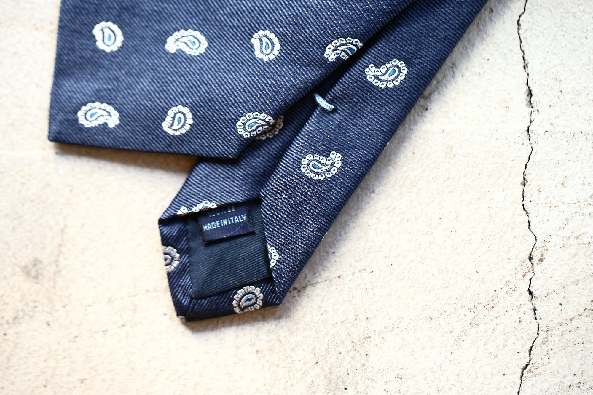 FRANCO BASSI (フランコバッシ) PAISLEY TIE (ペイズリータイ) シルク ジャガード ペイズリー ネクタイ NAVY (ネイビー・4) Made in italy (イタリア製) 2018 春夏新作 francobassi フランコバッシ 愛知 名古屋 Alto e Diritto アルト エ デリット タイ ネクタイ