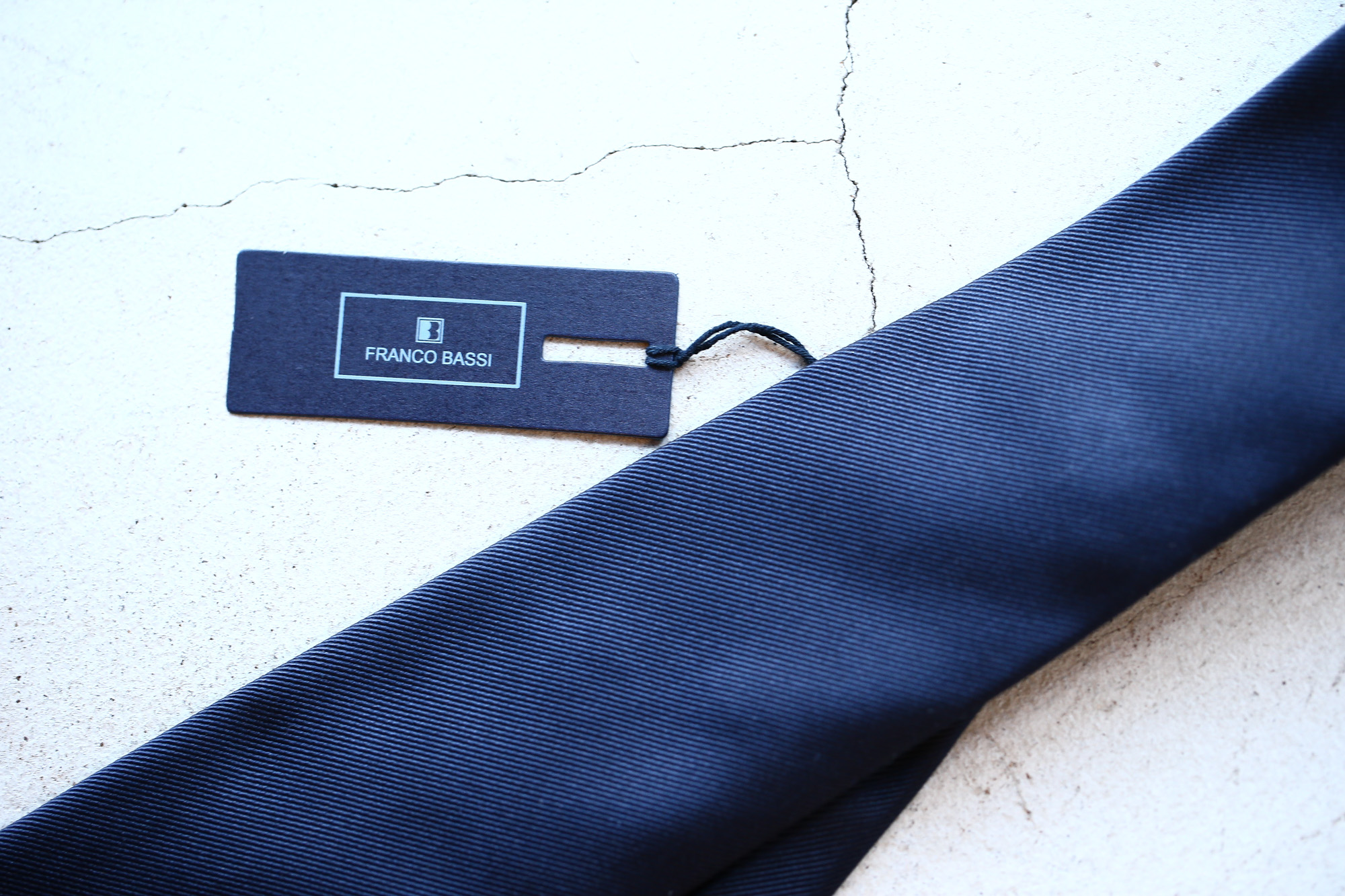 FRANCO BASSI (フランコバッシ) SOLID TIE (ソリッドタイ) シルク ソリッド ネクタイ NAVY (ネイビー・17) Made in italy (イタリア製) 2018 春夏新作 francobassi フランコバッシ 愛知 名古屋 Alto e Diritto アルト エ デリット タイ ネクタイ