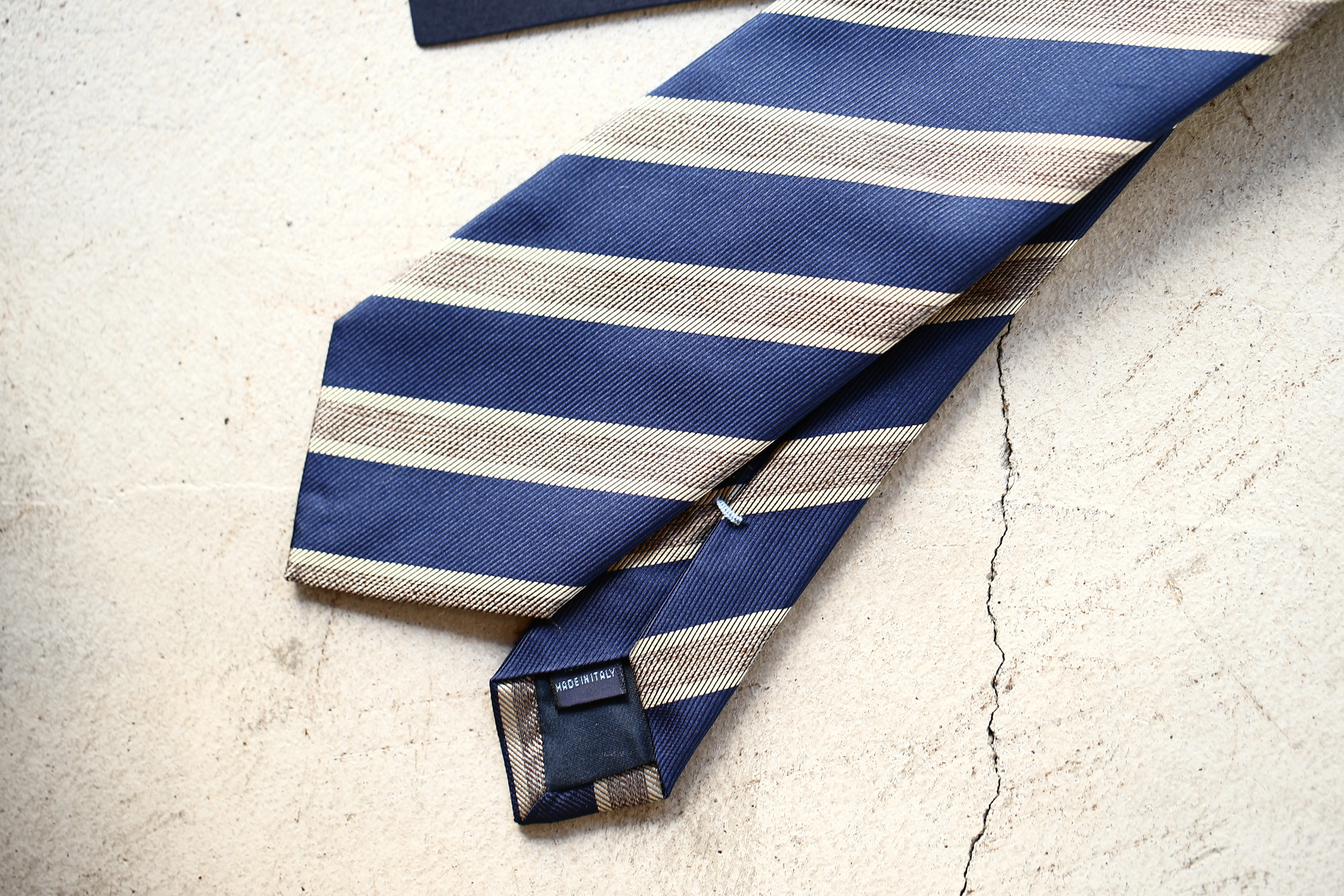 FRANCO BASSI (フランコバッシ) STRIPE TIE (ストライプタイ) シルク ジャガード ストライプ ネクタイ NAVY (ネイビー・6) Made in italy (イタリア製) 2018 春夏新作 francobassi フランコバッシ 愛知 名古屋 Alto e Diritto アルト エ デリット タイ ネクタイ