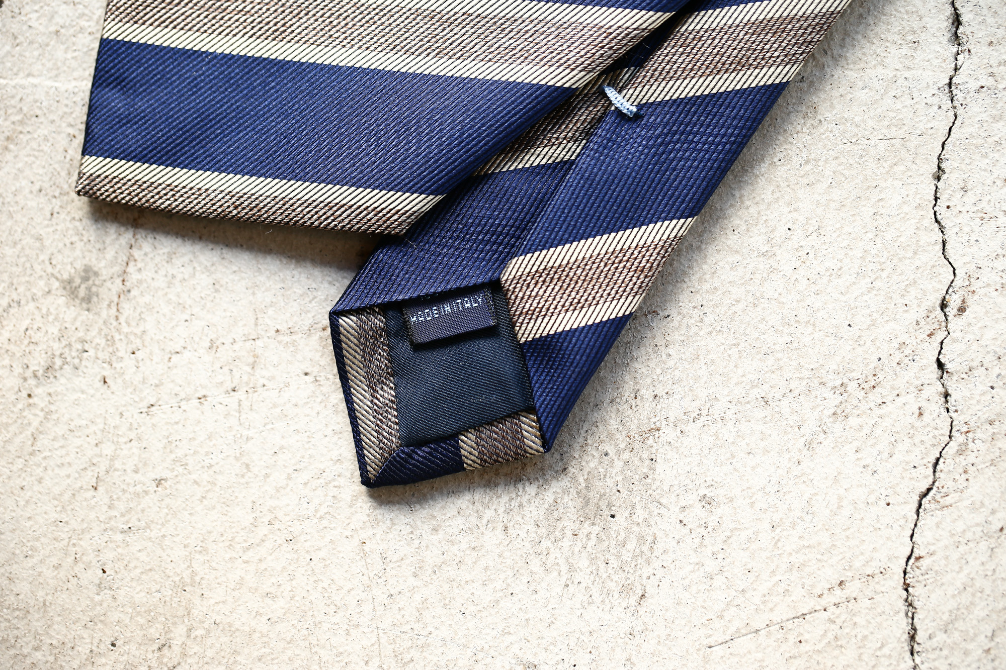 FRANCO BASSI (フランコバッシ) STRIPE TIE (ストライプタイ) シルク ジャガード ストライプ ネクタイ NAVY (ネイビー・6) Made in italy (イタリア製) 2018 春夏新作 francobassi フランコバッシ 愛知 名古屋 Alto e Diritto アルト エ デリット タイ ネクタイ