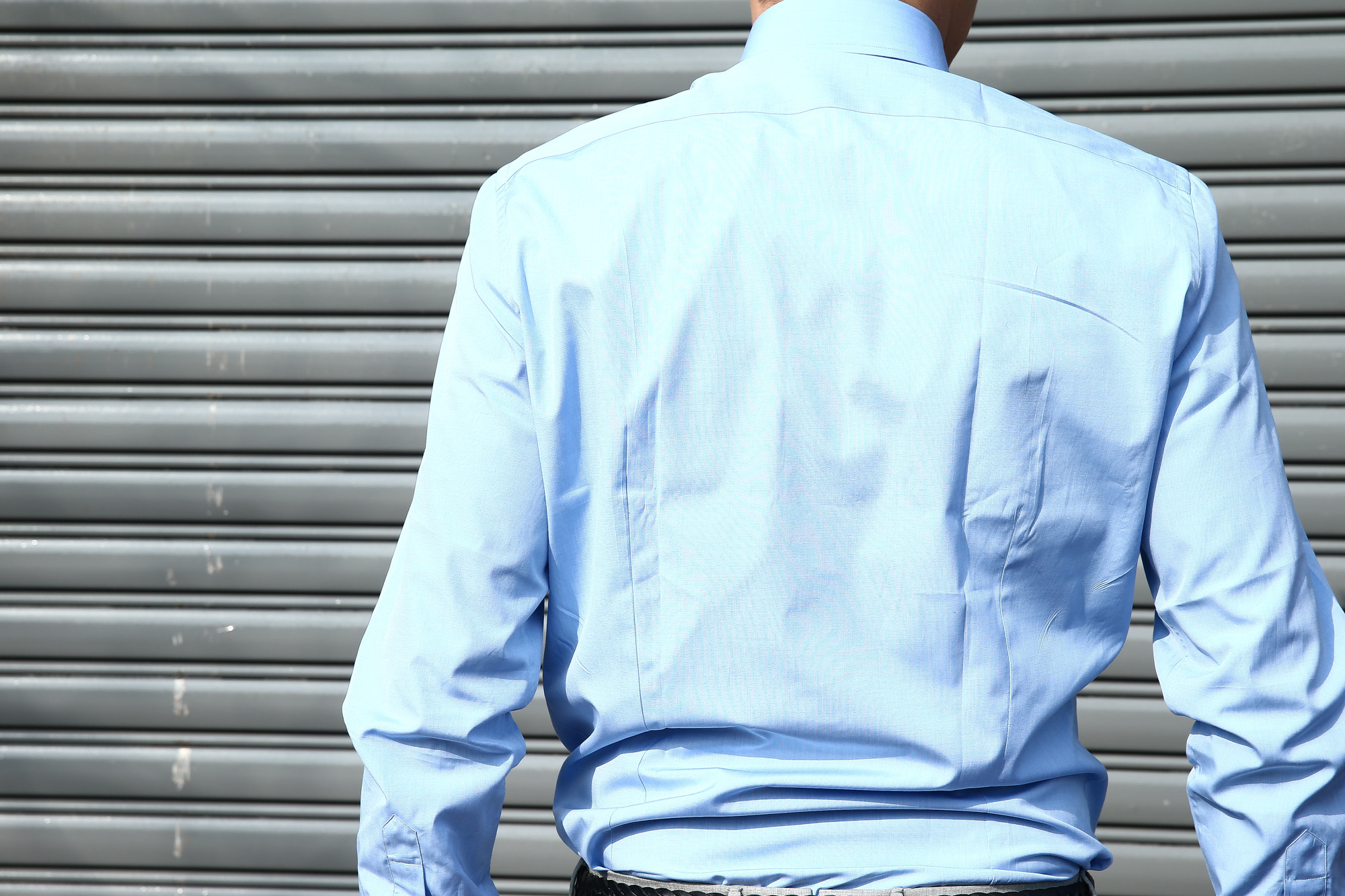 【FRAY / フライ】 Poplin Dress Shirts コットン ブロード ポプリン ドレスシャツ BLUE (ブルー・06) made in italy (イタリア製) 2018 春夏新作　fray フライ 愛知 名古屋 Alto e Diritto アルト エ デリット