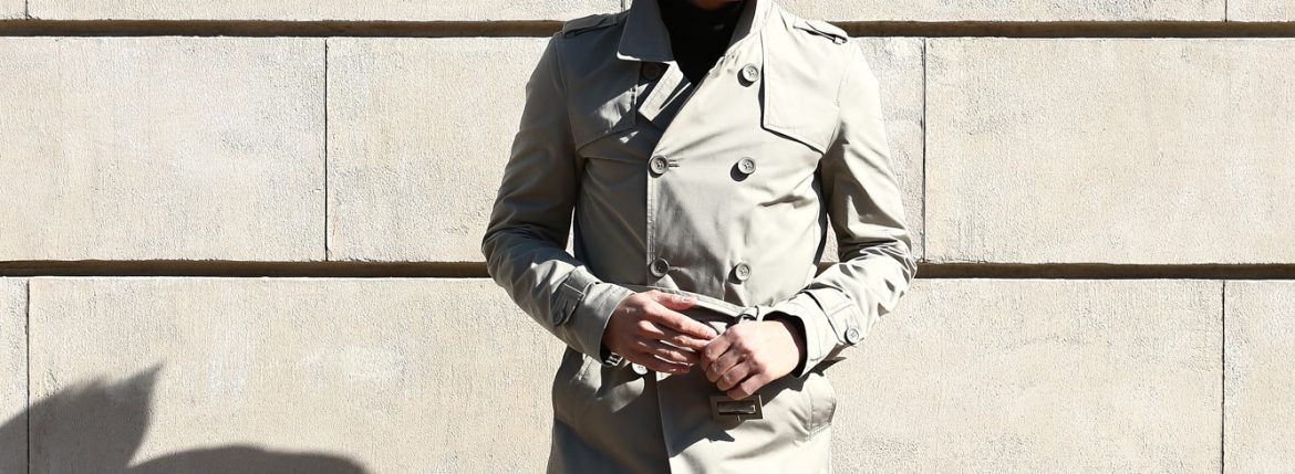 HERNO (ヘルノ) IM0127U Rain Collection Trench coat (レインコレクション トレンチコート) 撥水 ダブルブレスト トレンチコート BEIGE (ベージュ・2750) Made in italy (イタリア製) 2018 春夏新作 herno ヘルノ 愛知 名古屋 ZODIAC ゾディアック トレンチ