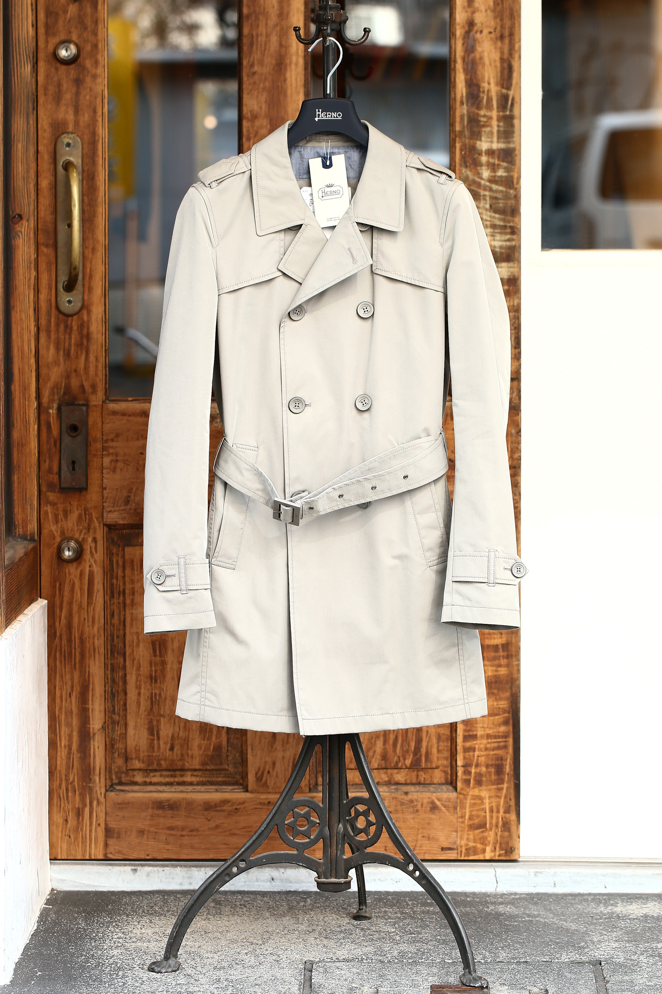 HERNO (ヘルノ) IM0127U Rain Collection Trench coat (レインコレクション トレンチコート) 撥水 ダブルブレスト トレンチコート BEIGE (ベージュ・2750) Made in italy (イタリア製) 2018 春夏新作 herno ヘルノ 愛知 名古屋 Alto e Diritto アルト エ デリット トレンチ