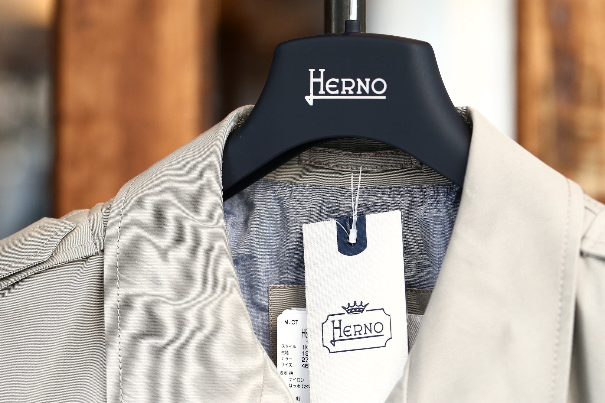 HERNO (ヘルノ) IM0127U Rain Collection Trench coat (レインコレクション トレンチコート) 撥水 ダブルブレスト トレンチコート BEIGE (ベージュ・2750) Made in italy (イタリア製) 2018 春夏新作 herno ヘルノ 愛知 名古屋 Alto e Diritto アルト エ デリット トレンチ