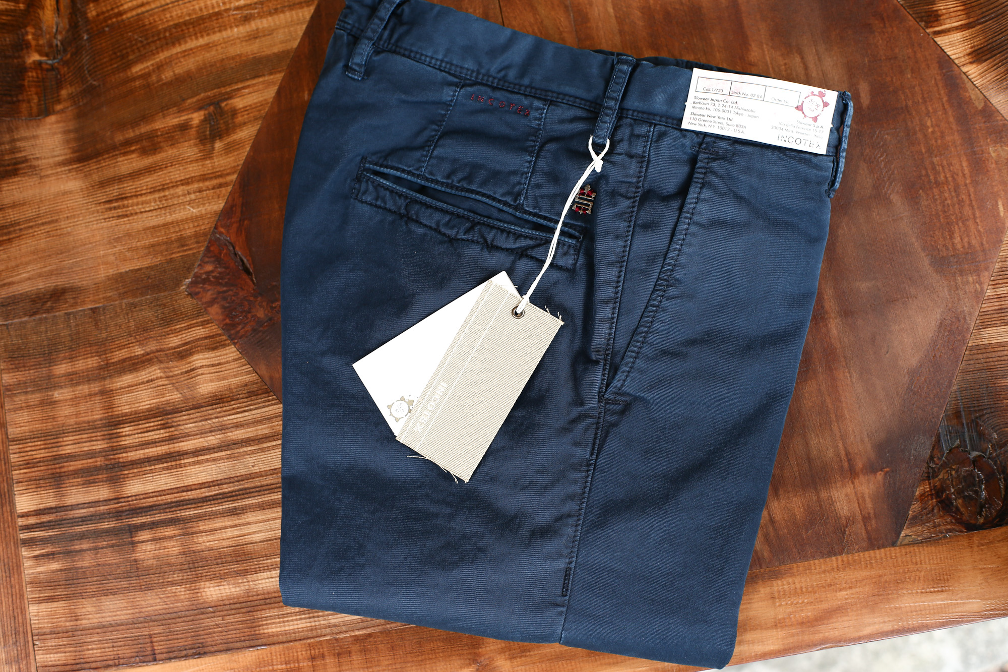 INCOTEX SLACKS（インコテックススラックス）1ST603 SLIM FIT G.D. STRETCH GABCHINO チノパンツ NAVY (ネイビー・829) 2018 春夏新作 incotexslacks インコテックススラックス チノ チノスラ 紺チノ チノパンツ 愛知 名古屋 Alto e Diritto アルト エ デリット