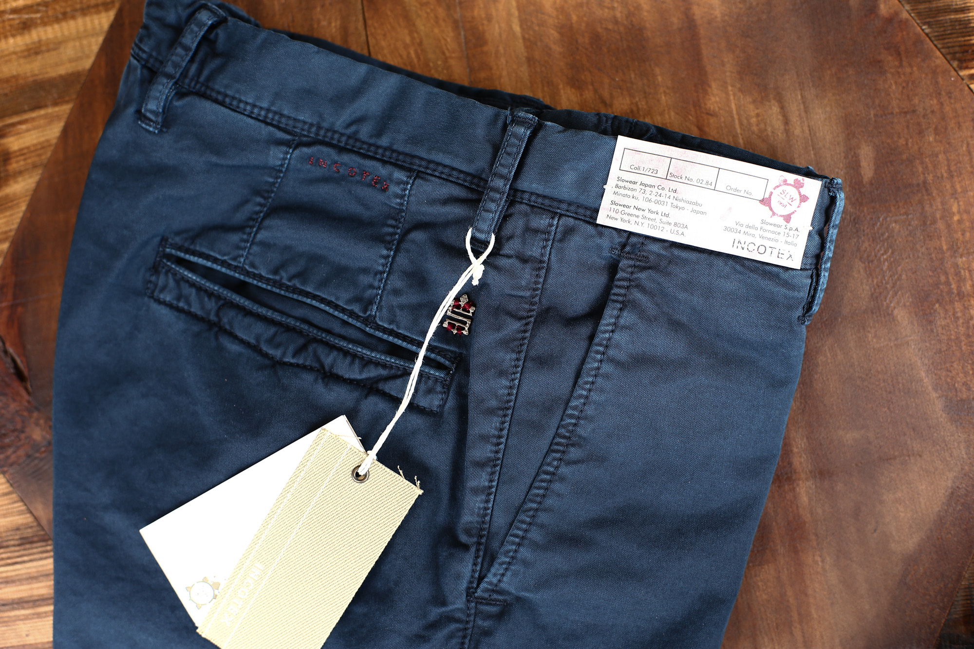 INCOTEX SLACKS（インコテックススラックス）1ST603 SLIM FIT G.D. STRETCH GABCHINO チノパンツ NAVY (ネイビー・829) 2018 春夏新作 incotexslacks インコテックススラックス チノ チノスラ 紺チノ チノパンツ 愛知 名古屋 Alto e Diritto アルト エ デリット