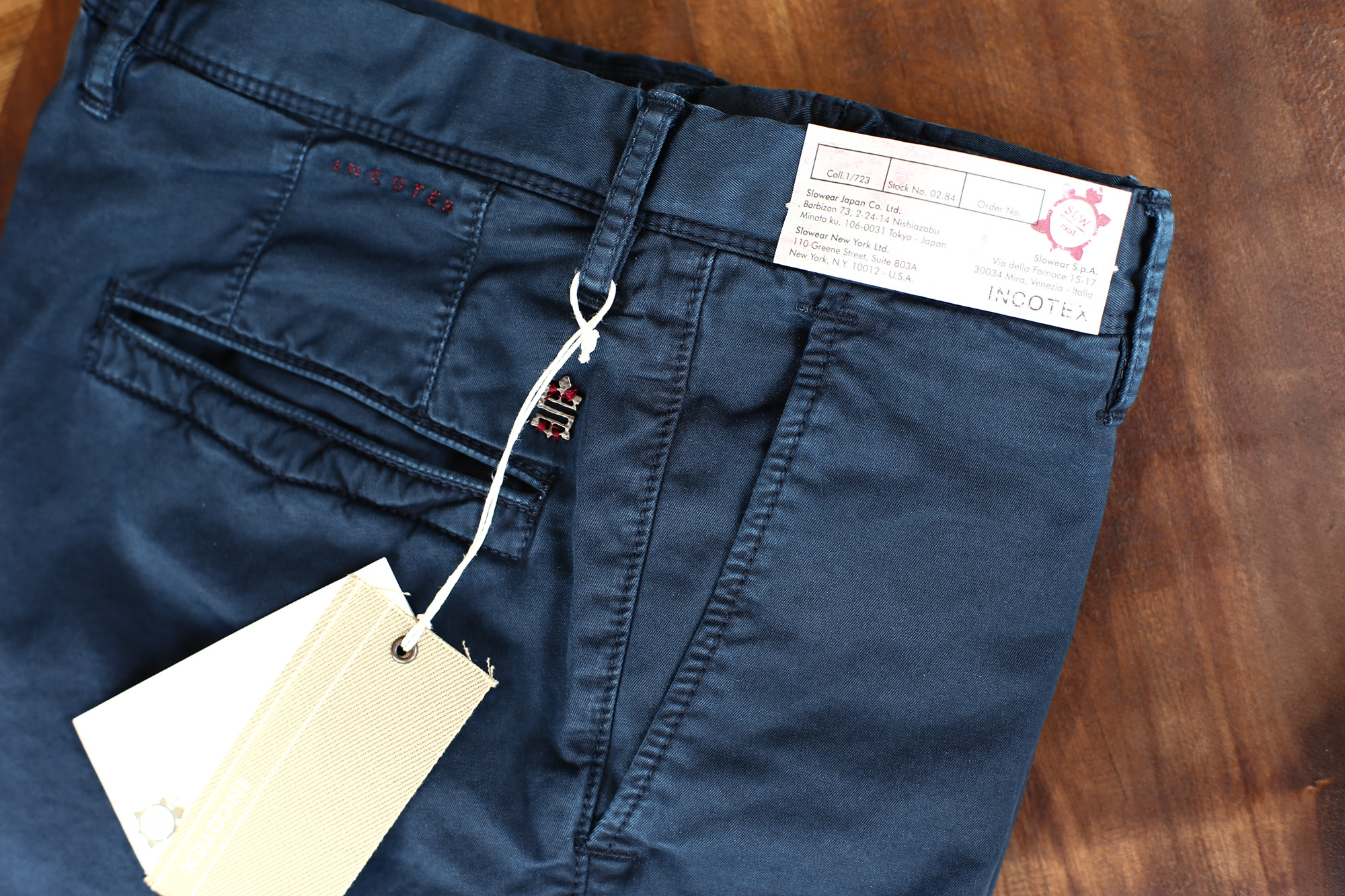 INCOTEX SLACKS（インコテックススラックス）1ST603 SLIM FIT G.D. STRETCH GABCHINO チノパンツ NAVY (ネイビー・829) 2018 春夏新作 incotexslacks インコテックススラックス チノ チノスラ 紺チノ チノパンツ 愛知 名古屋 Alto e Diritto アルト エ デリット